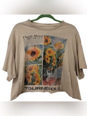 AUTG women’s Monet crop top tee size XL